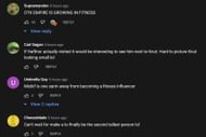 Fans in the YouTube comments section reacting to the streamer's clip 2/2 (Image via Finest Twitch Clips/YouTube)